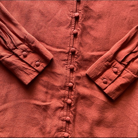 Madewell Heather Long-Sleeve Button-Front Dress - Picture 5 of 12